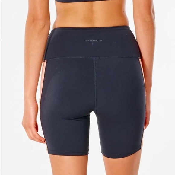 ☀️RIP CURL☀️ RUN SURF SWIM CROP RUN SWIM SURF BIKE SHORT SET - Picture 16 of 16